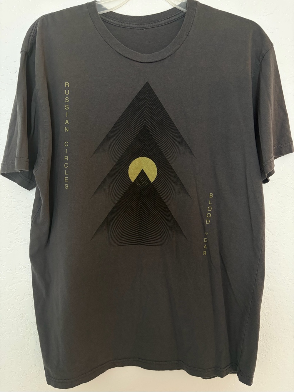 Russian Circles Band Tee Charcoal Grey US Size Medium